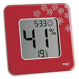 Термогігрометр цифровий з годинником TFA Style 30502105