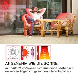 Інфрачервоний обігрівач Blumfeldt Heat Guru 3000 (10035938) - мініатюра 7