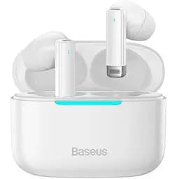 Бездротові навушники Baseus True Wireless Earphones Bowie E9, IPX5, BT5.3, 40mAh, 400mAh, 5h (NGTW120002) white