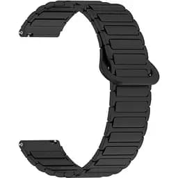 Ремінець DK CDK для Xiaomi Amazfit GTS 3 20mm Silicone Shaped Magnetic Band (018822) (black)