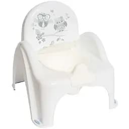 Горщик-стілець Tega Baby дитячий з музикою антиковзкий Owls white