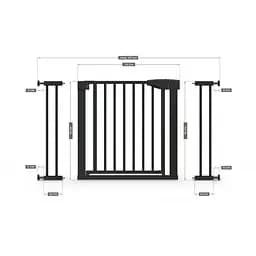 Бар'єр міжкімнатно-сходовий Tulano Guardian 3.0 Black 75-110 см чорний - мініатюра 5