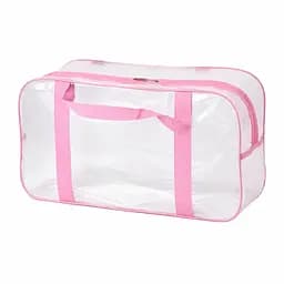 Матовая сумка в роддом размер М 40 х 25 х 20 см (розовая)