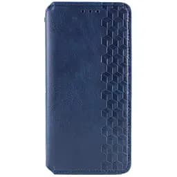 Шкіряний чохол-книжка GETMAN Cubic (PU) для Apple iPhone 7 / 8 / SE (2020) (4.7) Синій