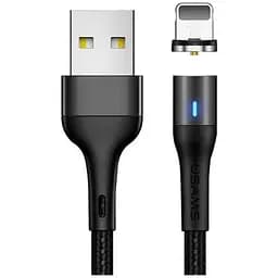 Кабель Usams Lightning Aluminum Alloy Магнитный USSj333 U29 1 м 2.4A