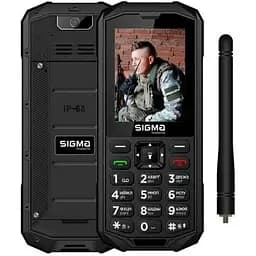 Телефон захищений Sigma X-treme Pa68 WAVE 2.4" чорний (4827798466612)