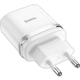Мережевий зарядний пристрій 1USB Hoco C12Q 3A White