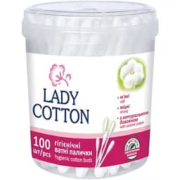Ватные палочки Lady Cotton в банке 100 шт.