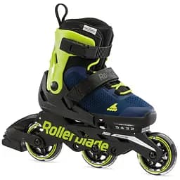 Дитячі ролики Rollerblade Microblade 3WD 28-32 Синій-Жовтий