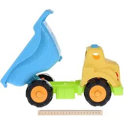 Набір для гри з піском Same Toy Вантажівка 6 предметів 973Ut-2 жовтий  - мініатюра 2