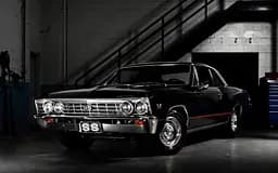 Деревянный пазл Muscle cars Chevrolet Chevelle SS, А1, Деревянная коробка 500+ элементов