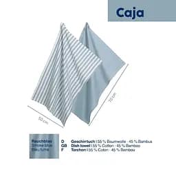 Набір кухонних рушників KELA Caja, димчасто-блакитний - мініатюра 3