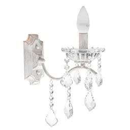 Бра Brille BCL-682W/1 настінне накладне класичне E14 WH+G