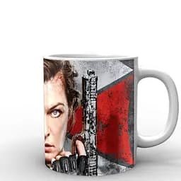 Кухоль GeekLand Resident Evil Обитель зла обличчя еліс RE.02.023 330 мл білий