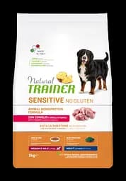 Сухий корм Natural Trainer Dog Sensitive Plus Adult MM With Rabbit для собак середніх і великих порід 3 кг