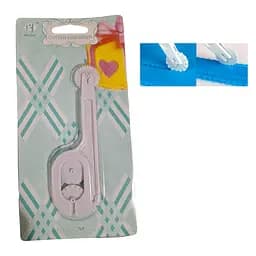 Колесо кулинарное для нарезки и создания узоров в виде строчки на мастике со сменными 3 насадками, Kitchen Master Белый 86355