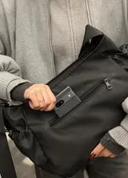 Жіноча сумка Sambag Dart чорна 32 х 25 х 13 см (90321064) - мініатюра 6