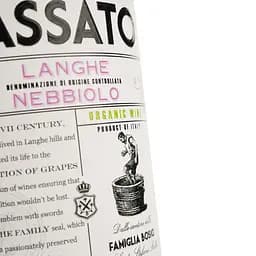 Вино Luca Bosio Passato Langhe Nebbiolo Organic 14.5% червоне сухе 0.75 л - мініатюра 3