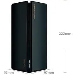 Маршрутизатор Xiaomi Mesh System AX3000 WIFI 6 до 2976 Мбіт/с 2.4 ГГц / 5 ГГц 256 мб Чорний - мініатюра 6