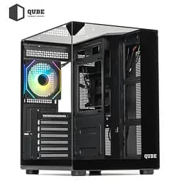Корпус QUBE AQUARIUM ARGB Black (AQUARIUM_GBNU3) - мініатюра 2