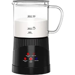 Електричний спінювач молока Omisoon 4-в-1, 400 мл, автоматичне вимкнення, безшумна робота