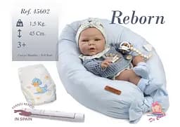 Лялька Munecas De Cuna Reborn блакитний одяг 45 см (45602) - мініатюра 2