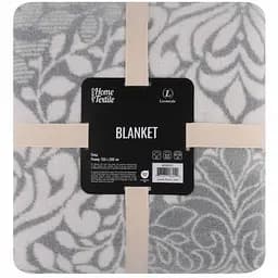 Плед Ardesto Leonardo Вензель 150х200 см сірий (ART0412LT)