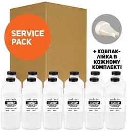 Тонер HP LJ 1010/1020, Canon LBP-2900/3000, 10 кг (12 банок по 833 г), Patron (PN-HLJ1010-10SP)