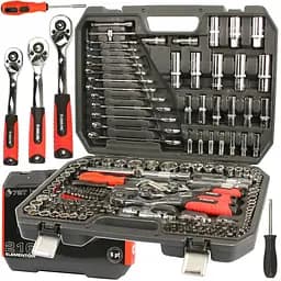 Набір інструментів Mar-Pol M582221 CrV 216 ел.