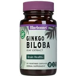 Натуральна добавка Bluebonnet Nutrition Ginkgo Biloba, 30 вегакапсул