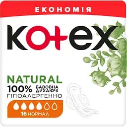 Гигиенические прокладки Kotex Natural Duo Normal 16 шт.