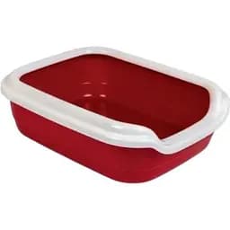 Туалет Природа Comfort L для кошек 49х39х15 см (бордовый)