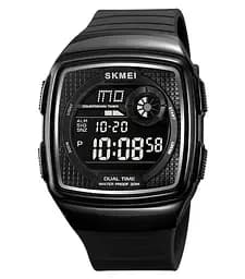 Годинник чоловічий наручний спортивний Skmei 2208 (Чорний з чорним)