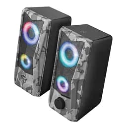 Комп'ютерні колонки Trust GXT 606 JAVV RGB 2.0 SNOW CAMO Black - мініатюра 2