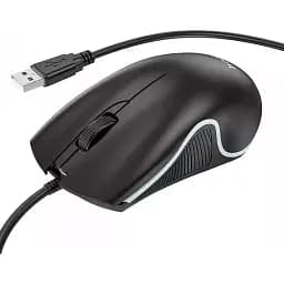 Миша Hoco GM19 Enjoy GaXiaoming luXiaominous wired mouse Black - мініатюра 2