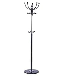 Вішалка для верхнього одягу AMF Аврора Y-318 чорна на 14 гачків  h180 см