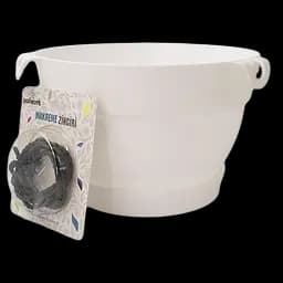 Горщик для квітів Poliwork Manolya Macrame, 5 л, білий (MM24)