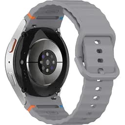 Ремінець для Samsung Galaxy Watch 5 44mm - сірий ширина кріплення 20мм силікон Watchbands Seven Pro (W49-4WB43624566)