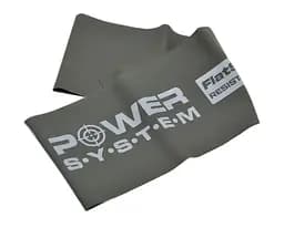 Стрічка-еспандер для спорту та реабілітації Power System PS-4123 Flat Stretch Band Level 3 Grey 25-35 кг (PS_4123_Black) - мініатюра 2