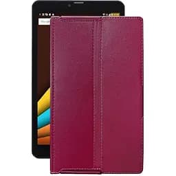 Чехол StatusCASE из экокожи для планшета Sigma X-style Tab A81 Бордовый