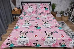 Комплект постільної білизни Moon&Star Бязь Gold Люкс Minnie's Makeover Дитячий 110x140 см наволочки 2x50x70 см - мініатюра 2