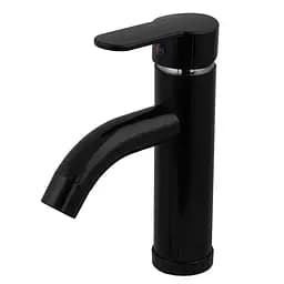 Змішувач для умивальника Plamix RAUL-001-B black PM0654, Чорний