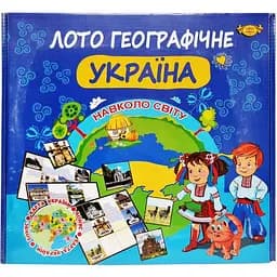 Настольная игра Мастер Лото географическое Вокруг света. карта Украины (MKB0150)