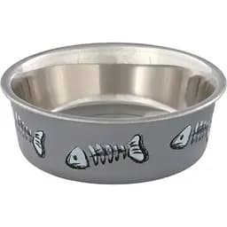 Миска для котів Trixie металева з пластиковим покриттям 0.25 л 12 см в асортименті 1 шт. (25270) - мініатюра 2