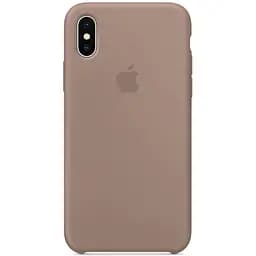 Чохол-накладка Toto Silicone Case Apple iPhone X/XS Cocoa