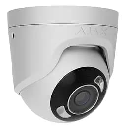 IP-відеокамера Ajax 5 Мп з гібридним підсвічуванням TurretCam HL (5 Мп/4 mm) біла