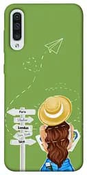 Чохол Demsky Travel girl для Samsung Galaxy A50 (A505F) / A50s / A30s