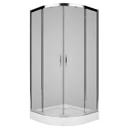 Душова кабіна Kolo Rekord 90x90 з піддоном PKPG90222003+XBN1690000+26275000, прозорий, хром - мініатюра 2