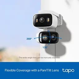 Камера TP-Link IP з подвійним об'єктивом Tapo C246D 3 Мп N300 microSD motion detection - мініатюра 10