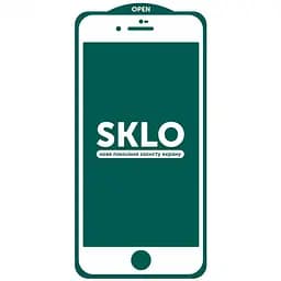 Захисне скло SKLO 5D Full Glue Pac для Apple iPhone 7 Plus/8 Plus (White) [71591]